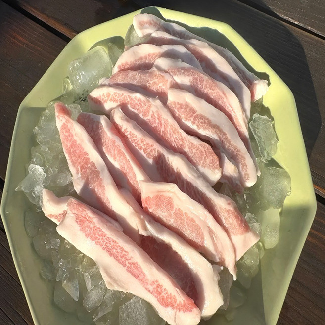 [등갈비연구소] 돼지 항정살 지방손질 구이용 (냉동), 2kg, 1개