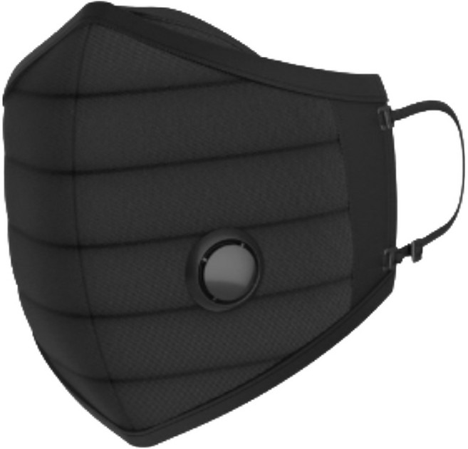 에이퓨리 김서림 방지 에어 패딩 마스크 블랙, 1개, 1개입, 상세페이지 참조