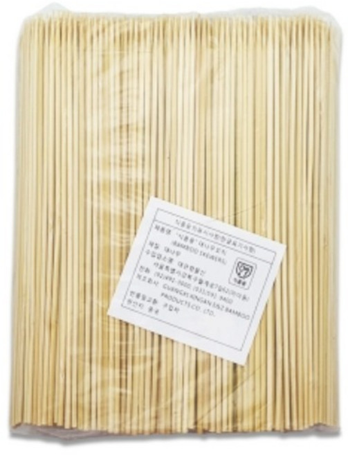 대나무 꼬지 18cm 2.5mm 1봉/1000개, 1개, 1000개입