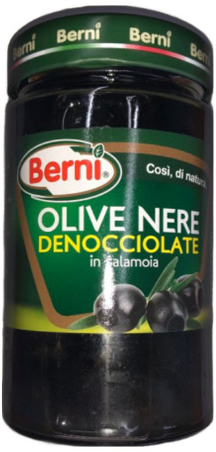 Berni 씨없는 블랙 올리브, 2개, 290g