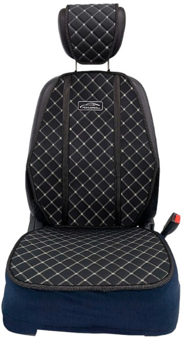 포터2 봉고3 시트 커버 오염 방지 운전석 커버 TS, 포터2/봉고3 공용 트럭 퀼팅 시트, 블랙화이트, 1개