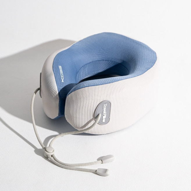 코지스 기내용 여행용 목베개 승무원 목쿠션, 아이보리