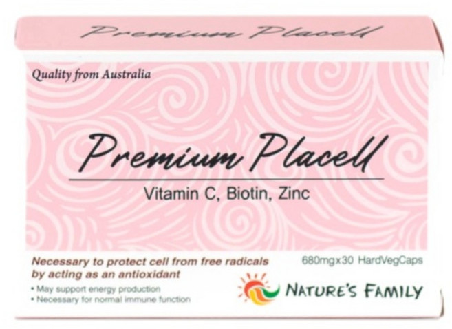 네이처스패밀리 고햠량 호주산 양태반 100% 플라셀 40000mg 30캡슐, 30정, 1개