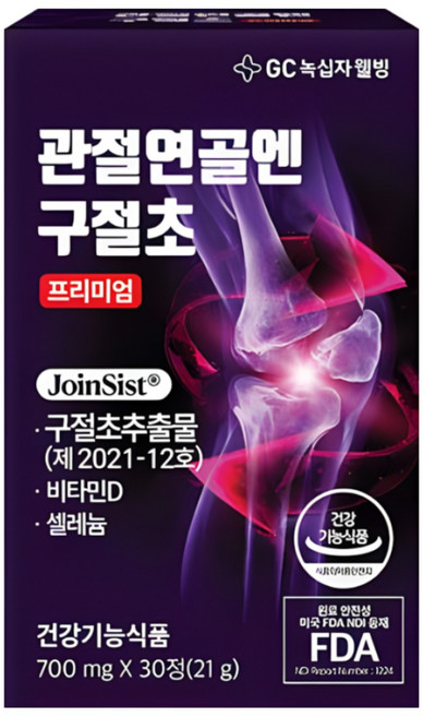 GC녹십자웰빙 관절연골엔 구절초, 30정, 2개
