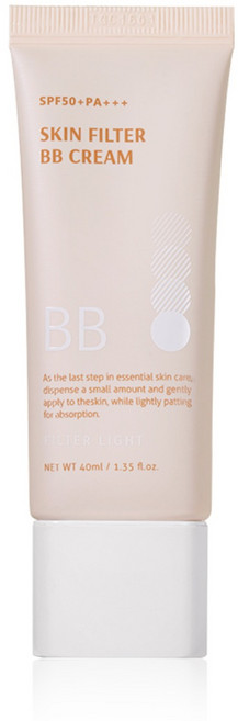 비오엠 스킨필터 필터 라이트 비비크림 SPF50+ PA+++ 40ml, 1개