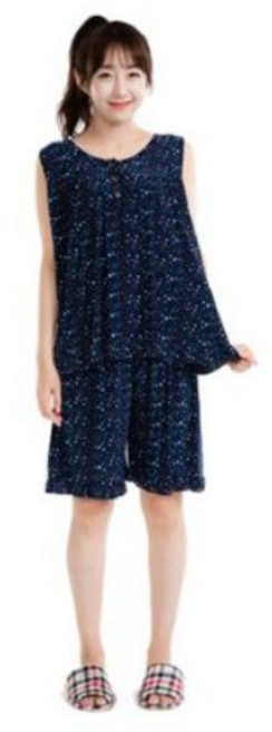 삼T 여성용 냉감 민소매 상하 세트