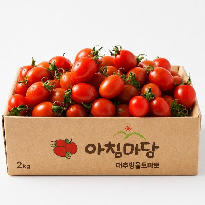 [아침마당] 대추방울토마토 2kg 2개 구매 시 1KG추가! 총 5KG배송, 1개, 2kg(소과)