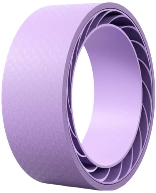 써니요가 목 등 어깨 스트레칭 홈트 운동 기구 요가휠 자세 교정기, 보라빛 보라, 1개