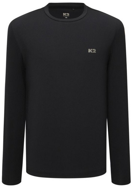 K2 공식 남성 온전용 E 1+1 긴팔 기본 라운드 티셔츠 GMU25281Z1