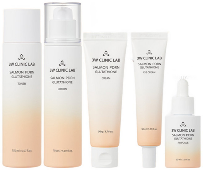 3W클리닉 랩 연어 PDRN 글루타치온 토탈케어 5종세트, 1개