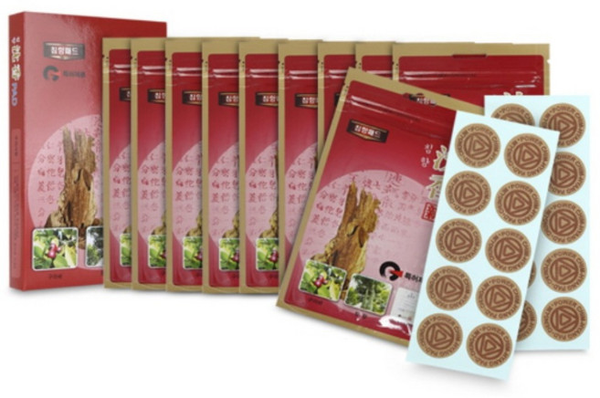 한방 청림 동전 침향 패드 패치 200매, 10개, 20매입