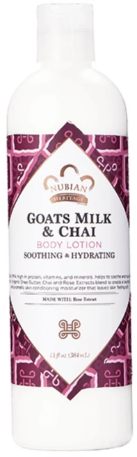 Nubian Heritage 고트 밀크 & 차이 바디 로션, 384ml, 1개 - 쿠팡