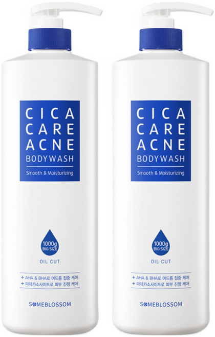 썸블라썸 시카케어 아크네 바디워시, 1kg, 2개