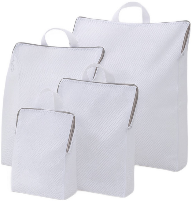 일이공팔 홈 업그레이드 입체 가방 세탁망 4종, 1세트, 굵은망