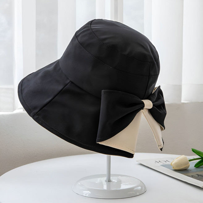 르모아 투컬러 버킷햇 자외선차단 데일리 보넷 여성 벙거지모자