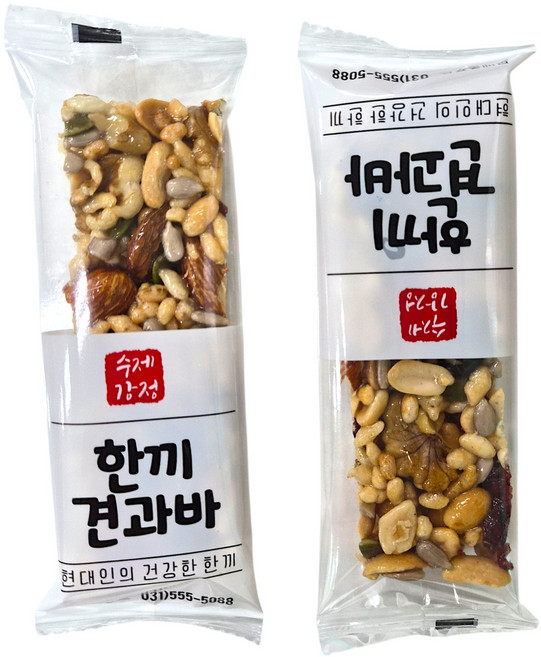 100%수제견과바 7가지견과류가 듬뿍듬뿍!, 42g, 10개