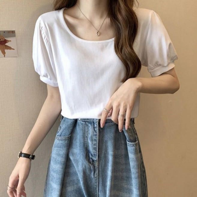 레일라 엘버니 퍼프 반팔 티 S25SMT033114