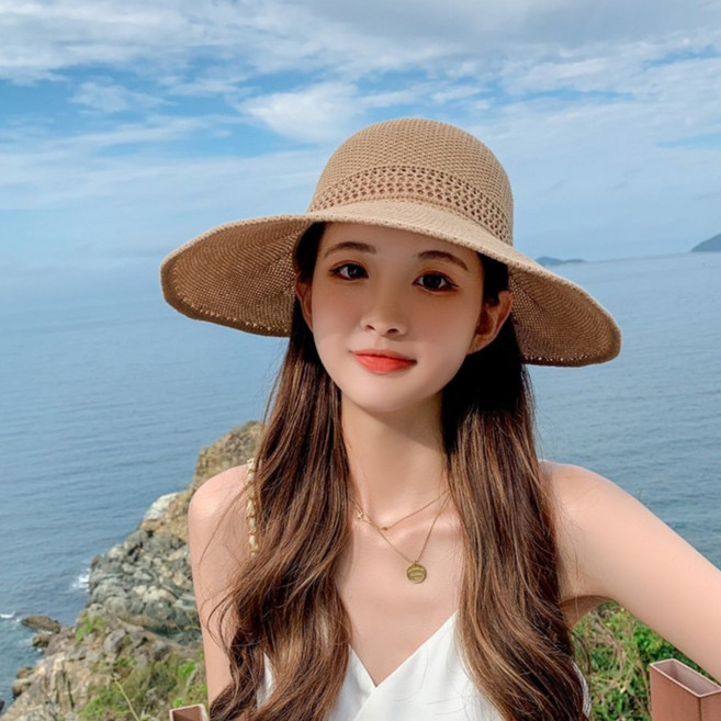 워행소 여성 라탄 밀짚모자 2개