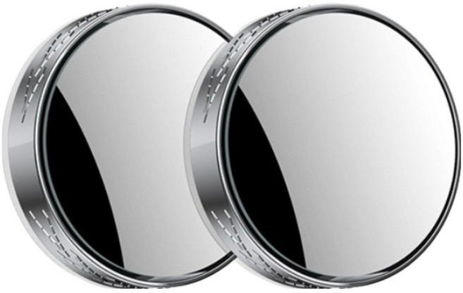 각도조절형 사각지대 보조미러 자국없는 차량 사이드미러 방수 보조거울, 2개, 컨텐츠 참조