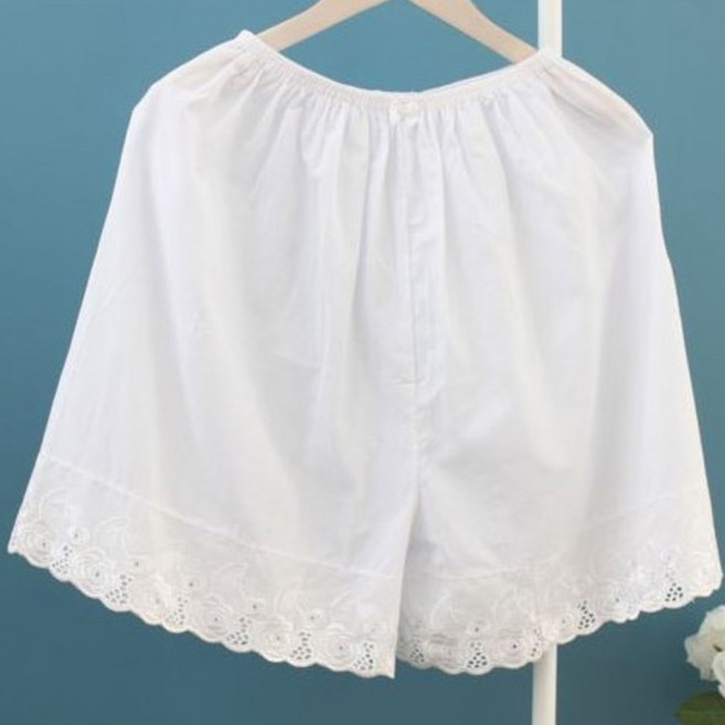 [서울양품점] 아사훌라 레이스 속바지 3부 5부 7부 빅사이즈 여름잠옷 속옷