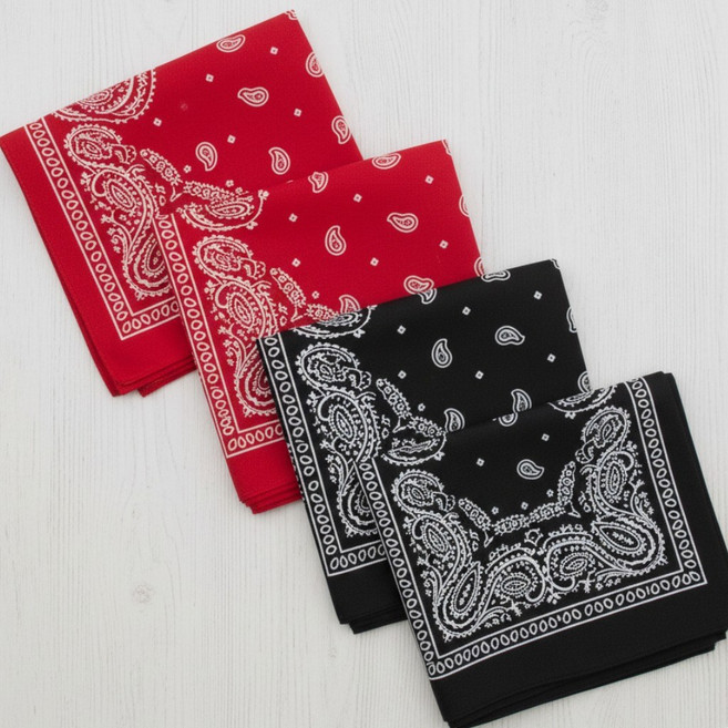 트립앤홈 반다나 헤어밴드 스카프 두건 페이즐리