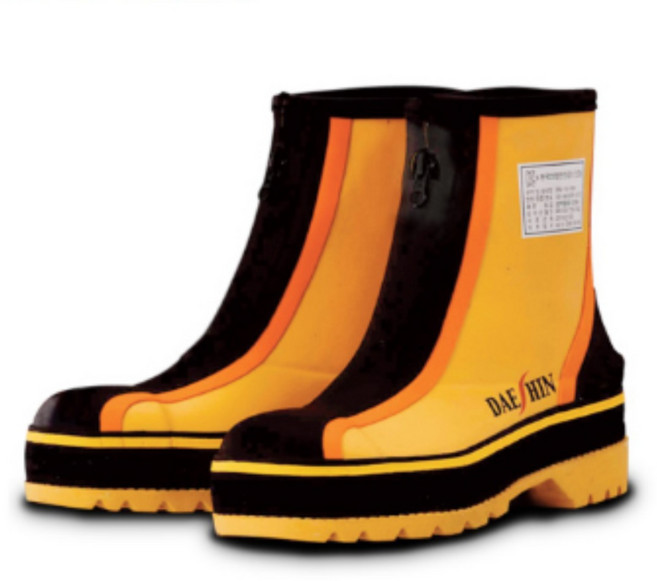 대신 인더스 DS-10-NRI (주황) 안전단화 발목 장화