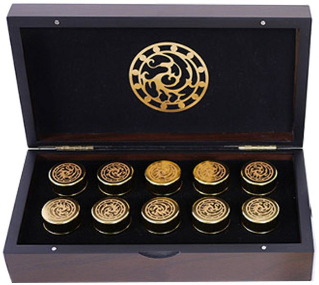 구록원 경익단 + 비단보자기 + 쇼핑백, 50g, 1박스