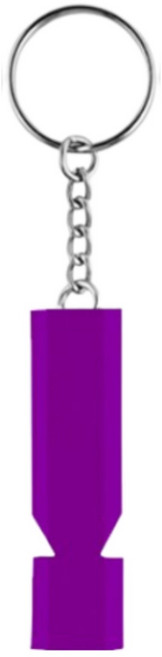 (2구 스텐 호루라기 1P+1P+1P), 3개, 바이올렛