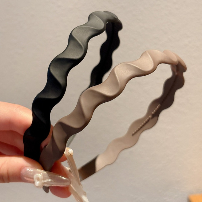 남녀공용 세안 헤어밴드 고탄력 머리띠 귀안아픈 2종 세트