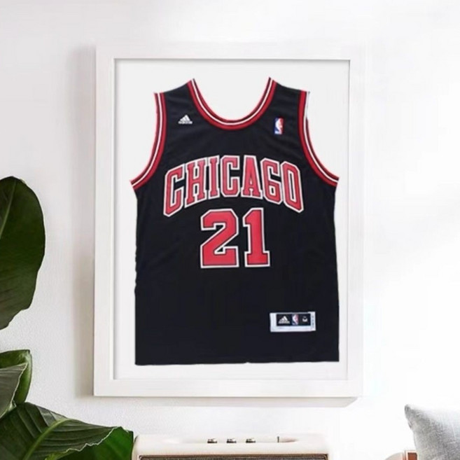 엘로 벽걸이 유니폼액자, 1개, 화이트