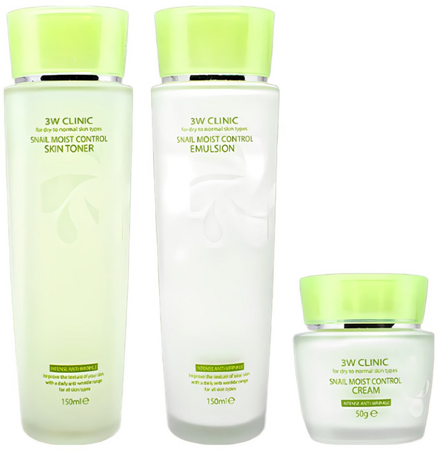 3W클리닉 스네일 모이스트 컨트롤 3종 세트, 1세트
