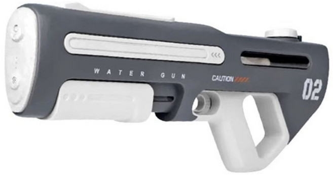 BEACON 전자동 워터건 자동 급수 대용량 물탱크 네오샷, 그레이, 1개