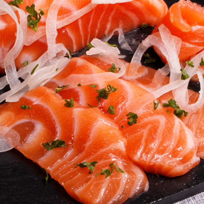 바른씨 슈페리어급 노르웨이 생연어(몸+뱃살) 500g, 1개