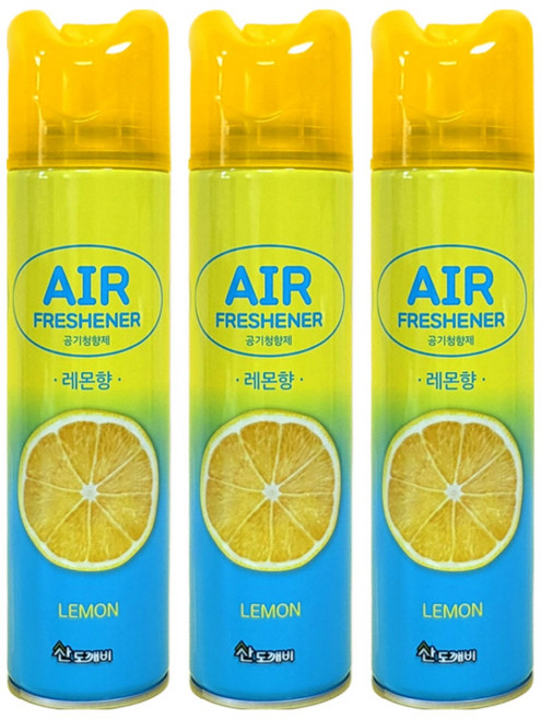 [산도깨비] 공기청향제 레몬, 300ml, 3개