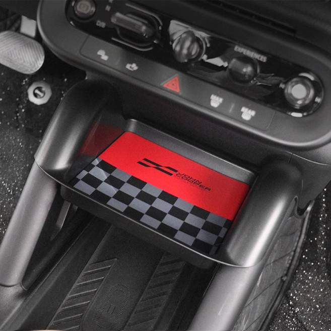 미니쿠퍼 25' 센터 파티션 수납함 J01 3도어 J05 에이스맨 전용제품 11가지 디자인, 03 체크A타입, 1개