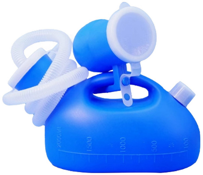 웰스홈 여성용 환자 소변기 와상환자 간병 휴대용 실버 요양 위생 배뇨용품, 소변기_여성용, 1개