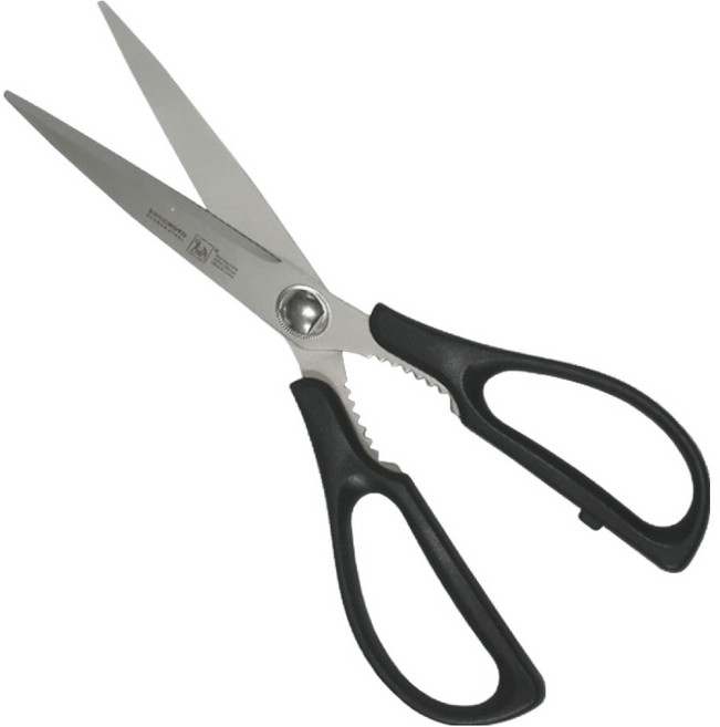 럭키라이프 고강도스텐으로 녹슬지않는 고급 주방가위, 1개, 블랙