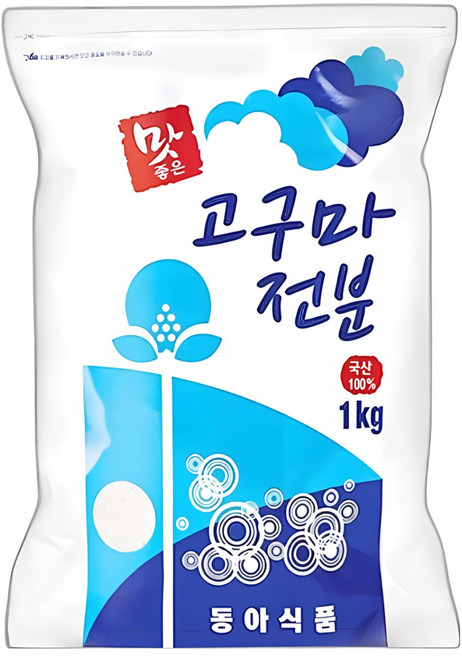 동아식품 국내산 고구마 전분가루 1kg+1KG, 2kg, 1개