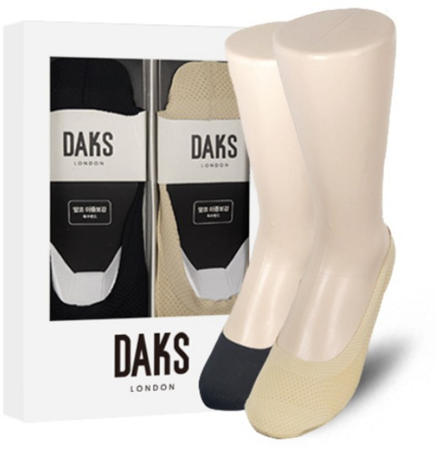 닥스 양말 숙녀 여성 2족 선물 세트 여자 낮은망사 무지 덧신 23424