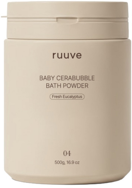 러베 베이비 세라버블 자연유래 배스 파우더 유아 바디 입욕제 드리밍 라벤더, 1개, 500ml