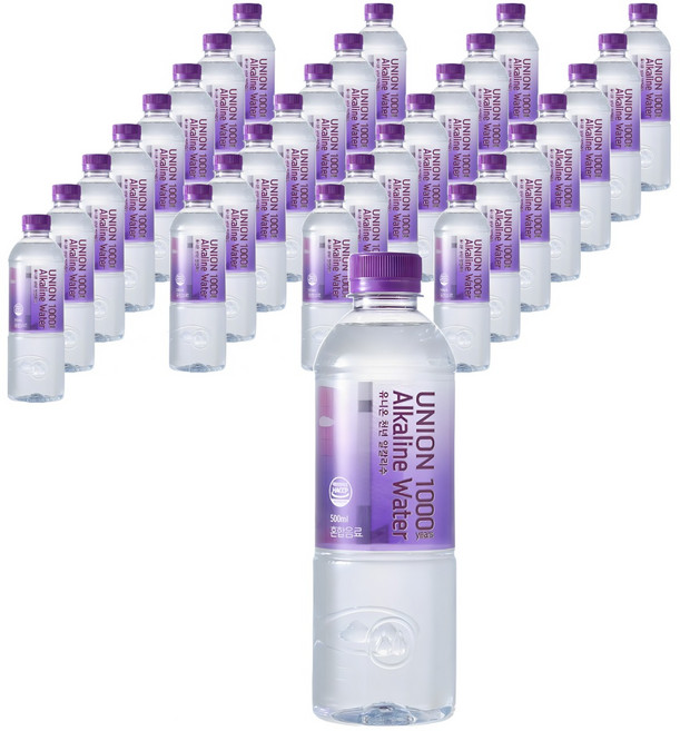 유니온천년알카리수, 500ml, 40개