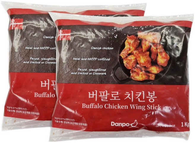덴포 버팔로 치킨봉, 1kg, 10개