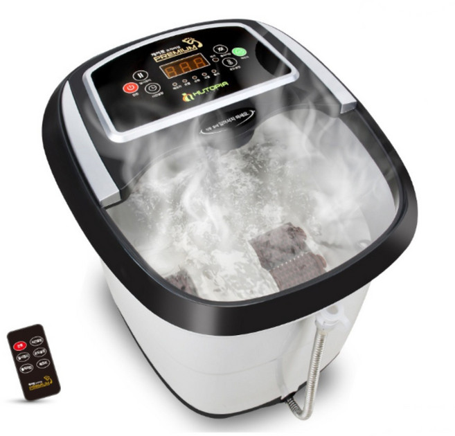 휴토피아 습식족욕기 각탕기 저소음 발마사지 온열 버블스파, HT-2057