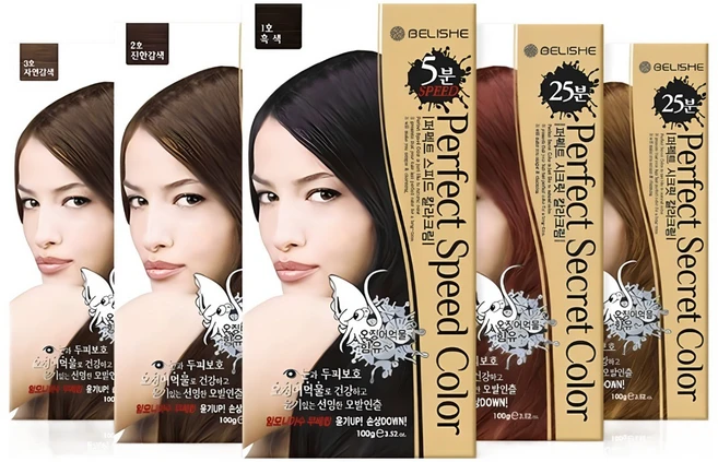 퍼펙트 스피드 칼라크림(염색약), 1개, 1호 흑색(5분) - 쿠팡