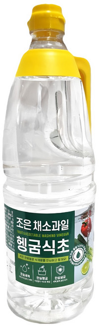 조은 채소헹굼 과일세척 세정식초 가정용, 3개, 1.8L