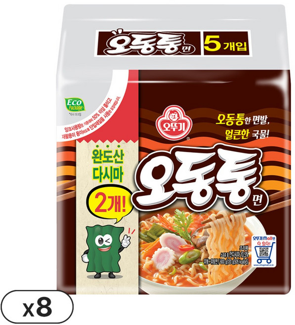 오동통면 40봉, 120g, 40개