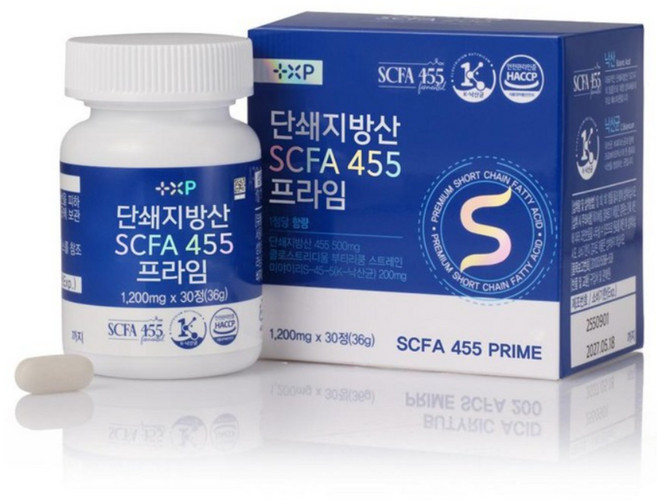 단쇄지방산 SCFA 455 프라임 낙산균, 1개, 30정