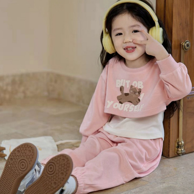 여아 큐티 상하복