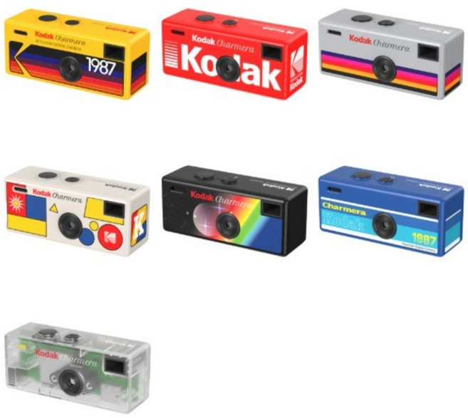코닥 차메라 키체인 필름카메라 미개봉 랜덤박스, 1개