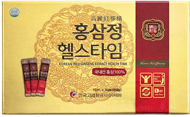 한국고려홍삼공사 홍삼정 헬스타임 15ml x 60포 부모님선물 추석선물 기력회복 장모님선물세트, 30개